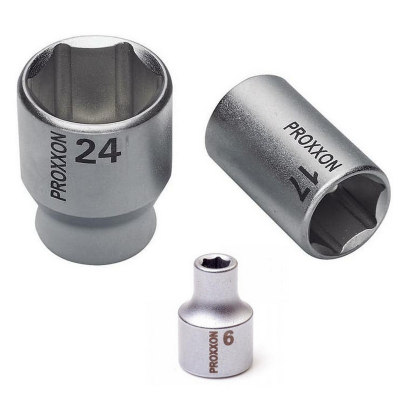 Proxxon Endüstriyel 23532 3/8" Kare Soketli Altıköşe Uzun Lokma 8mm