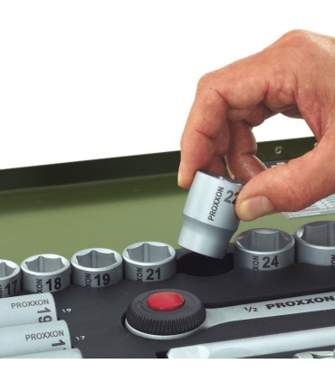 Proxxon Endüstriyel 23546 3/8" Kare Soketli Altıköşe Uzun Lokma 17mm