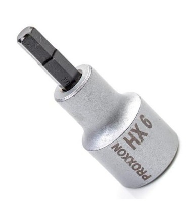 Proxxon Endüstriyel 23477 1/2" Kare Soketli Alyan/Hex Lokma Bits 6mm
