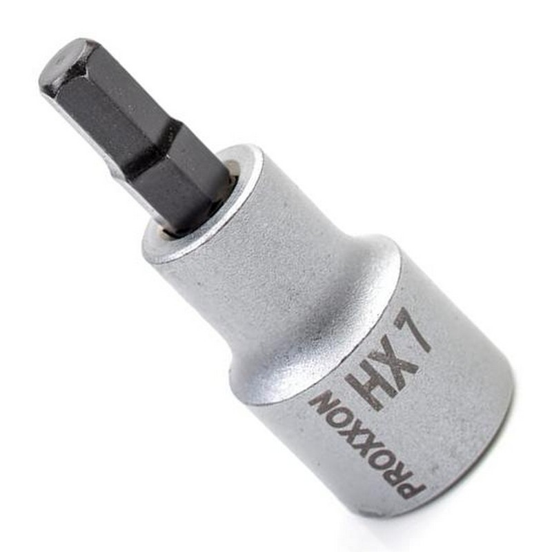 Proxxon Endüstriyel 23478 1/2" Kare Soketli Alyan/Hex Lokma Bits 7mm