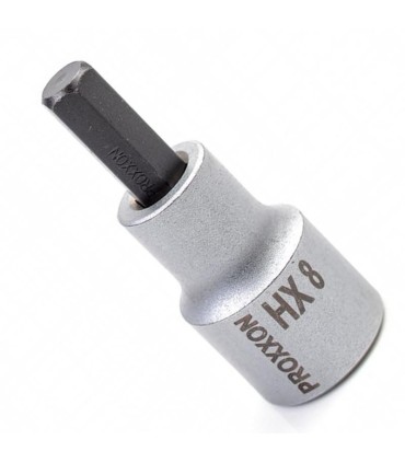 Proxxon Endüstriyel 23479 1/2" Kare Soketli Alyan/Hex Lokma Bits 8mm