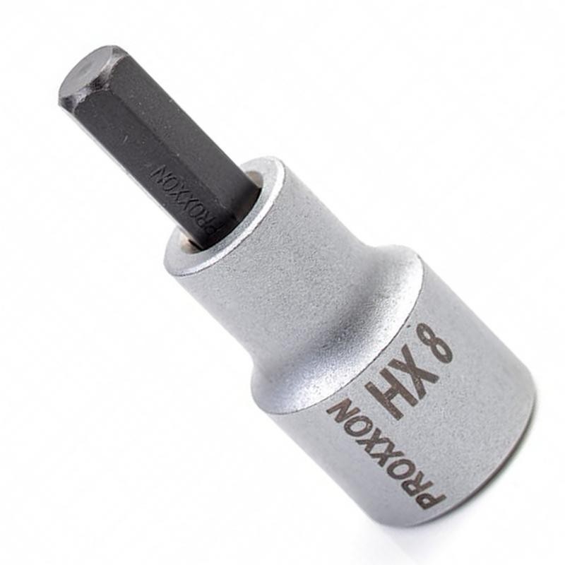 Proxxon Endüstriyel 23479 1/2" Kare Soketli Alyan/Hex Lokma Bits 8mm