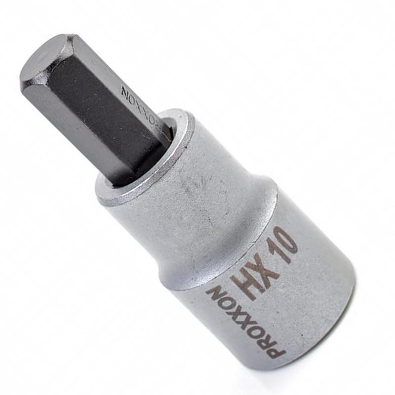 Proxxon Endüstriyel 23480 1/2" Kare Soketli Alyan/Hex Lokma Bits 10mm