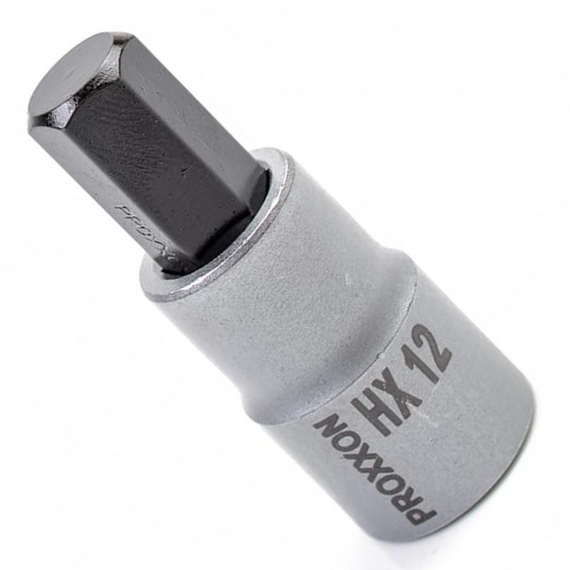 Proxxon Endüstriyel 23481 1/2" Kare Soketli Alyan/Hex Lokma Bits 12mm