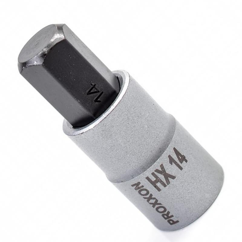 Proxxon Endüstriyel 23482 1/2" Kare Soketli Alyan/Hex Lokma Bits 14mm
