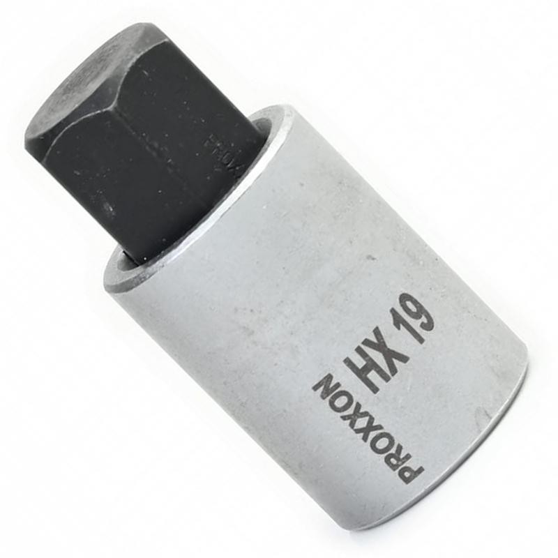 Proxxon Endüstriyel 23473 1/2" Kare Soketli Alyan/Hex Lokma Bits 19mm