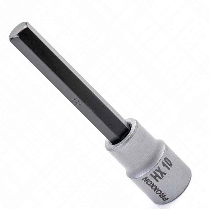 Proxxon Endüstriyel 23487 1/2" Kare Soketli Alyan/Hex Uzun Lokma Bits 10mm
