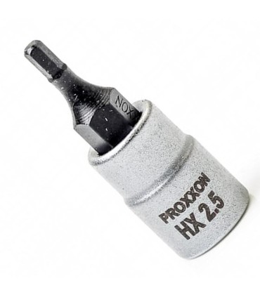 Proxxon Endüstriyel 23746 1/4" Kare Soketli Alyan/Hex Lokma Bits 2.5mm