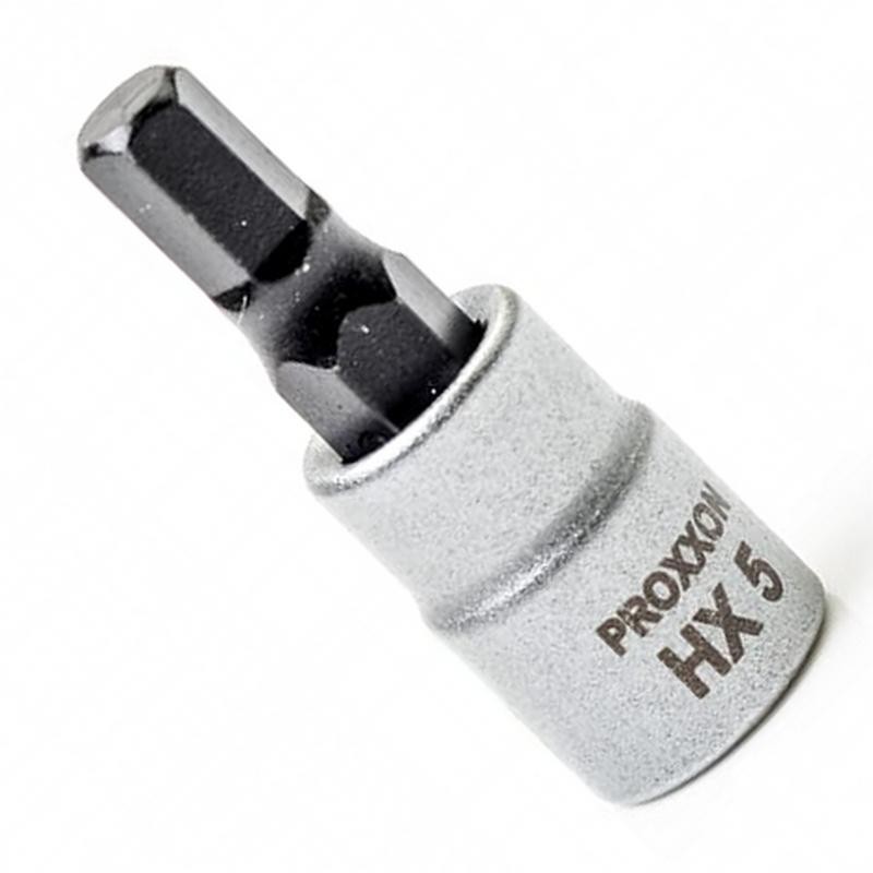 Proxxon Endüstriyel 23748 1/4" Kare Soketli Alyan/Hex Lokma Bits 5.5mm