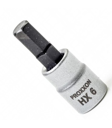 Proxxon Endüstriyel 23749 1/4" Kare Soketli Alyan/Hex Lokma Bits 6mm