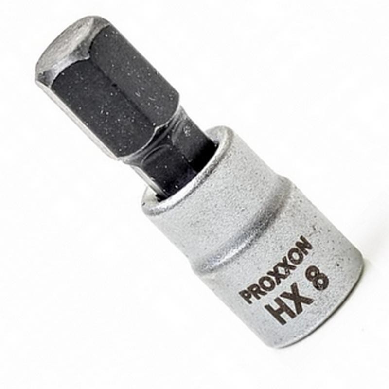 Proxxon Endüstriyel 23751 1/4" Kare Soketli Alyan/Hex Lokma Bits 8mm