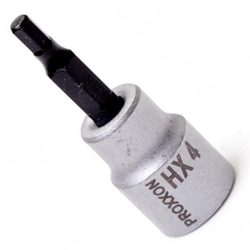 Proxxon Endüstriyel 23575 3/8" Kare Soketli Alyan/Hex Lokma Bits 4mm