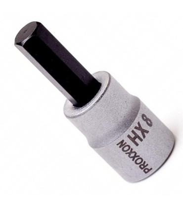 Proxxon Endüstriyel 23580 3/8" Kare Soketli Alyan/Hex Lokma Bits 8mm