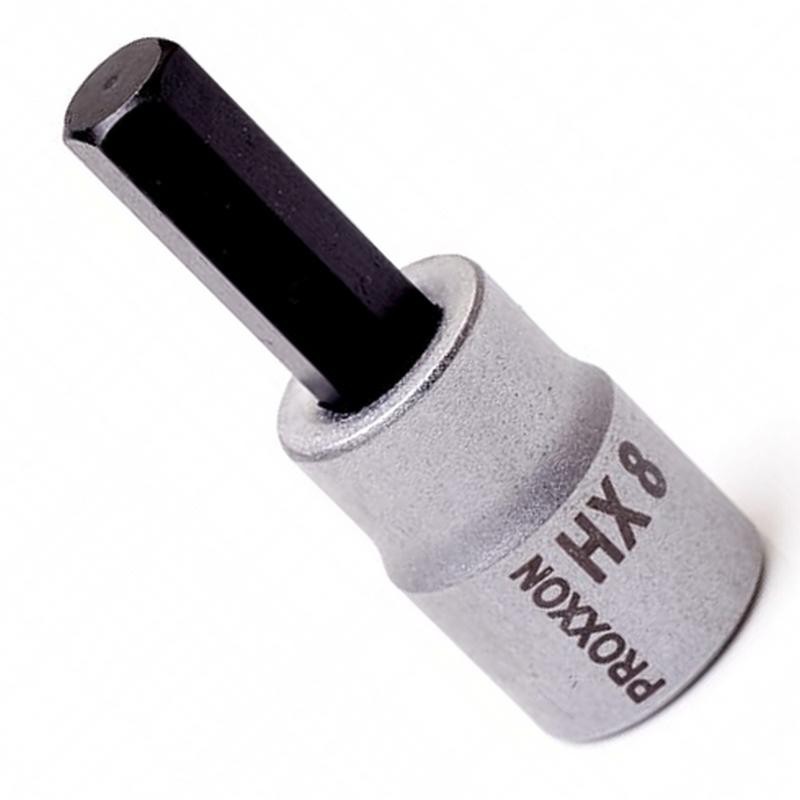 Proxxon Endüstriyel 23580 3/8" Kare Soketli Alyan/Hex Lokma Bits 8mm