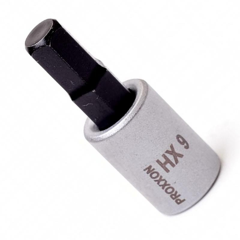 Proxxon Endüstriyel 23577 3/8" Kare Soketli Alyan/Hex Lokma Bits 9mm