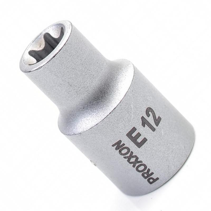Proxxon Endüstriyel 23382 1/2" Kare Soketli Dişi Torx Lokma Bits E12