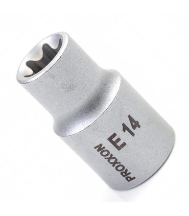 Proxxon Endüstriyel 23384 1/2" Kare Soketli Dişi Torx Lokma Bits E14