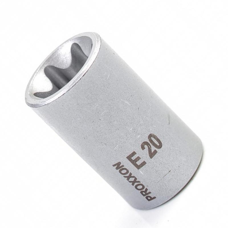 Proxxon Endüstriyel 23390 1/2" Kare Soketli Dişi Torx Lokma Bits E20