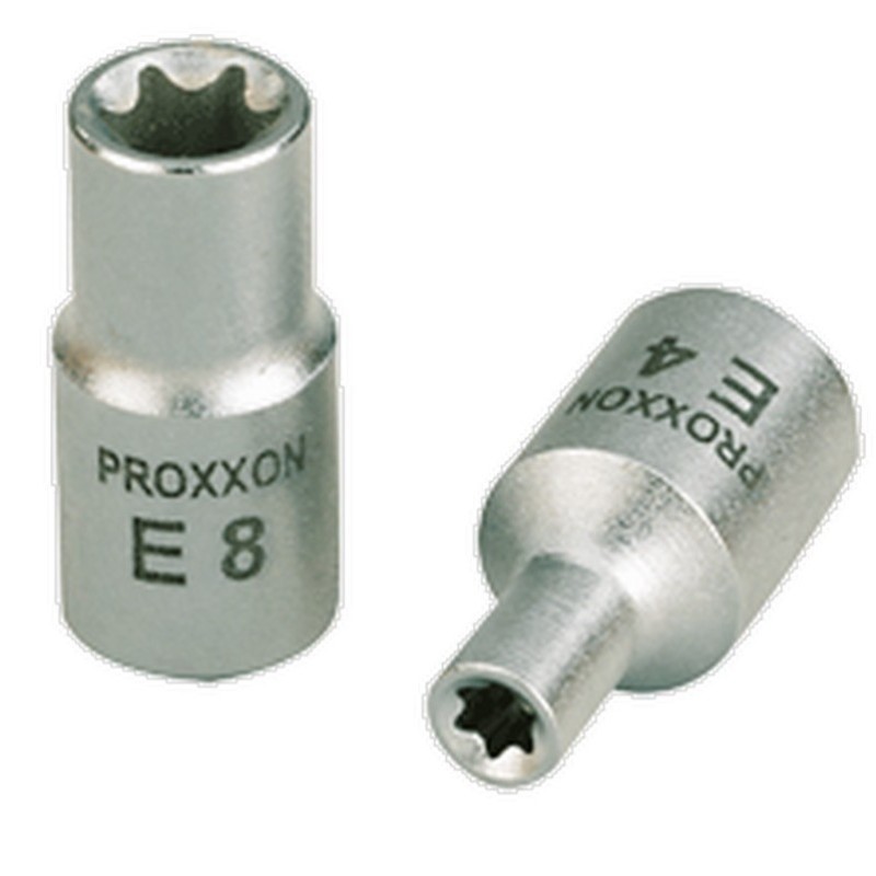 Proxxon Endüstriyel 23790 1/4" Kare Soketli Dişi Torx Lokma Bits E5