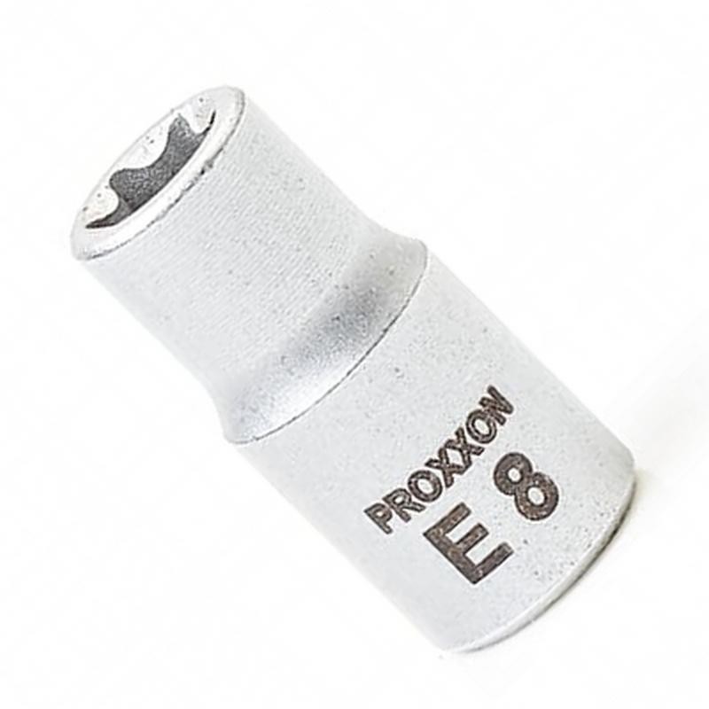 Proxxon Endüstriyel 23794 1/4" Kare Soketli Dişi Torx Lokma Bits E8