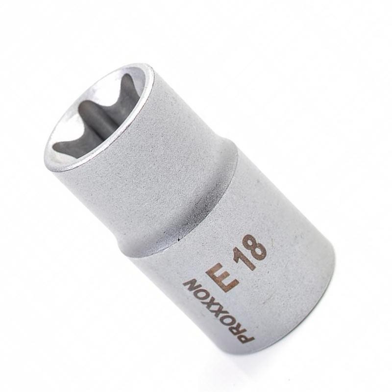 Proxxon Endüstriyel 23624 3/8" Kare Soketli Dişi Torx Lokma Bits E18