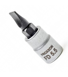 Proxxon Endüstriyel 23739 1/4" Kare Soketli Düz Lokma Bits 5.5mm