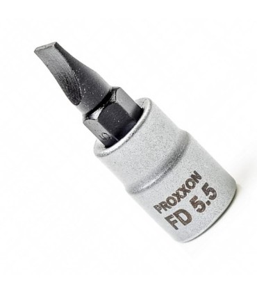 Proxxon Endüstriyel 23739 1/4" Kare Soketli Düz Lokma Bits 5.5mm