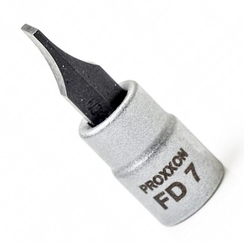 Proxxon Endüstriyel 23741 1/4" Kare Soketli Düz Lokma Bits 7mm