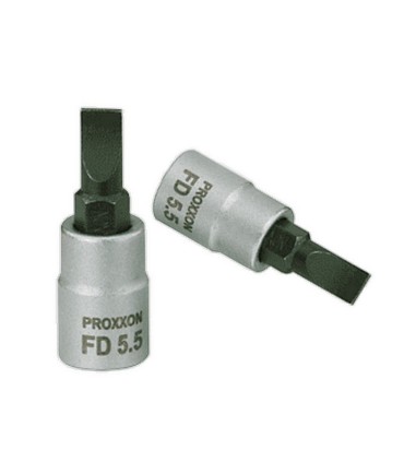 Proxxon Endüstriyel 23741 1/4" Kare Soketli Düz Lokma Bits 7mm