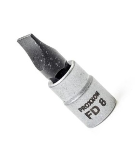 Proxxon Endüstriyel 23742 1/4" Kare Soketli Düz Lokma Bits 8mm