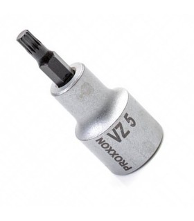 Proxxon Endüstriyel 23318 1/2" Kare Soketli Multipoint/XZN Lokma Bits M5