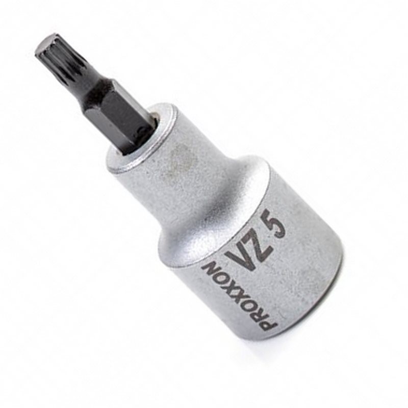 Proxxon Endüstriyel 23318 1/2" Kare Soketli Multipoint/XZN Lokma Bits M5