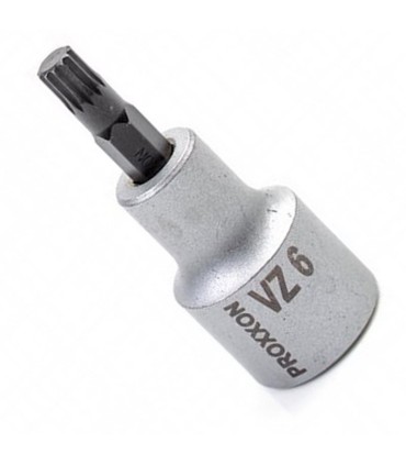 Proxxon Endüstriyel 23319 1/2" Kare Soketli Multipoint/XZN Lokma Bits M6