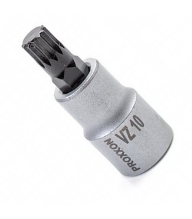 Proxxon Endüstriyel 23323 1/2" Kare Soketli Multipoint/XZN Lokma Bits M10