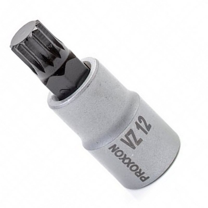 Proxxon Endüstriyel 23325 1/2" Kare Soketli Multipoint/XZN Lokma Bits M12