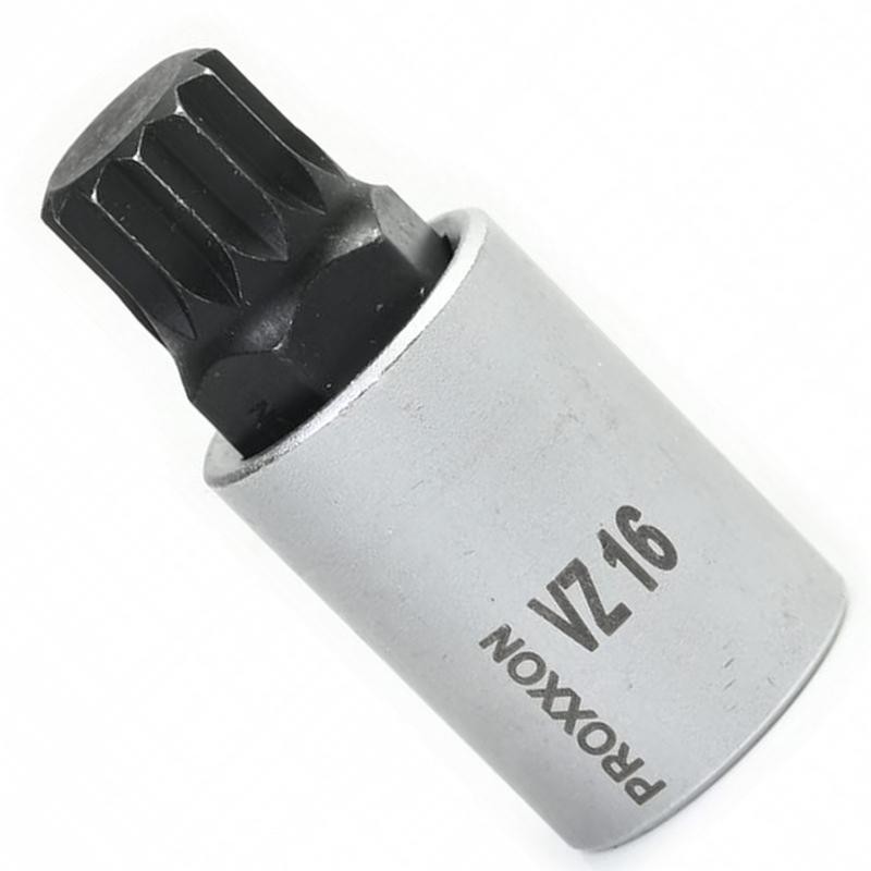 Proxxon Endüstriyel 23328 1/2" Kare Soketli Multipoint/XZN Lokma Bits M16