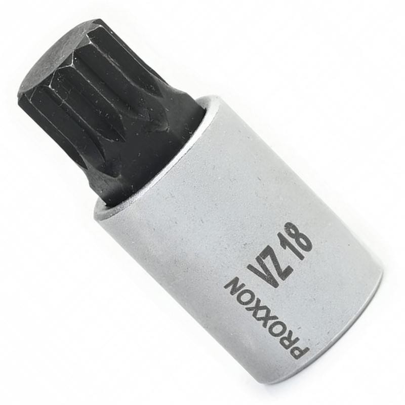 Proxxon Endüstriyel 23329 1/2" Kare Soketli Multipoint/XZN Lokma Bits M18