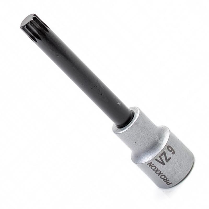 Proxxon Endüstriyel 23376 1/2" Kare Soketli Multipoint/XZN Uzun Lokma Bits M9