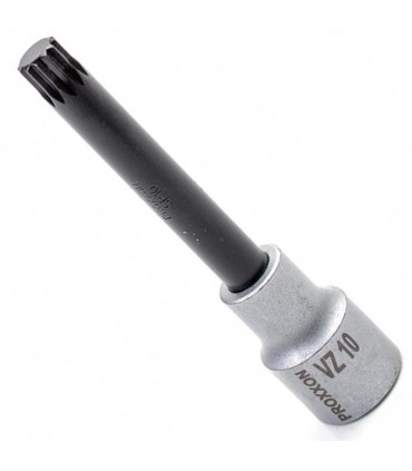 Proxxon Endüstriyel 23372 1/2" Kare Soketli Multipoint/XZN Uzun Lokma Bits M10