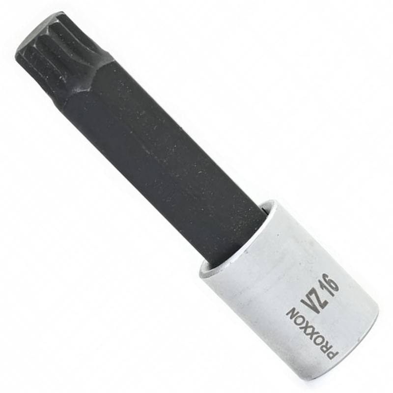 Proxxon Endüstriyel 23377 1/2" Kare Soketli Multipoint/XZN Uzun Lokma Bits M16