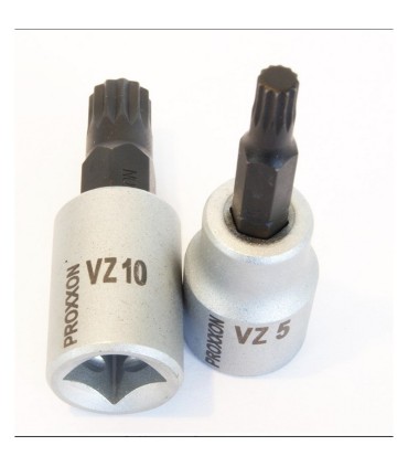Proxxon Endüstriyel 23629 3/8" Kare Soketli Multipoint/XZN Lokma Bits M6