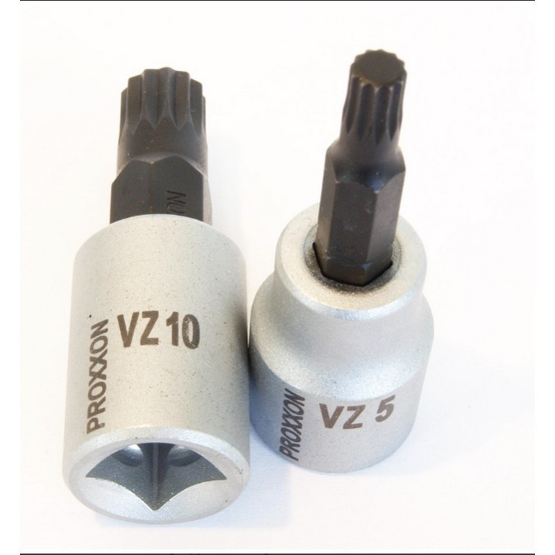 Proxxon Endüstriyel 23629 3/8" Kare Soketli Multipoint/XZN Lokma Bits M6