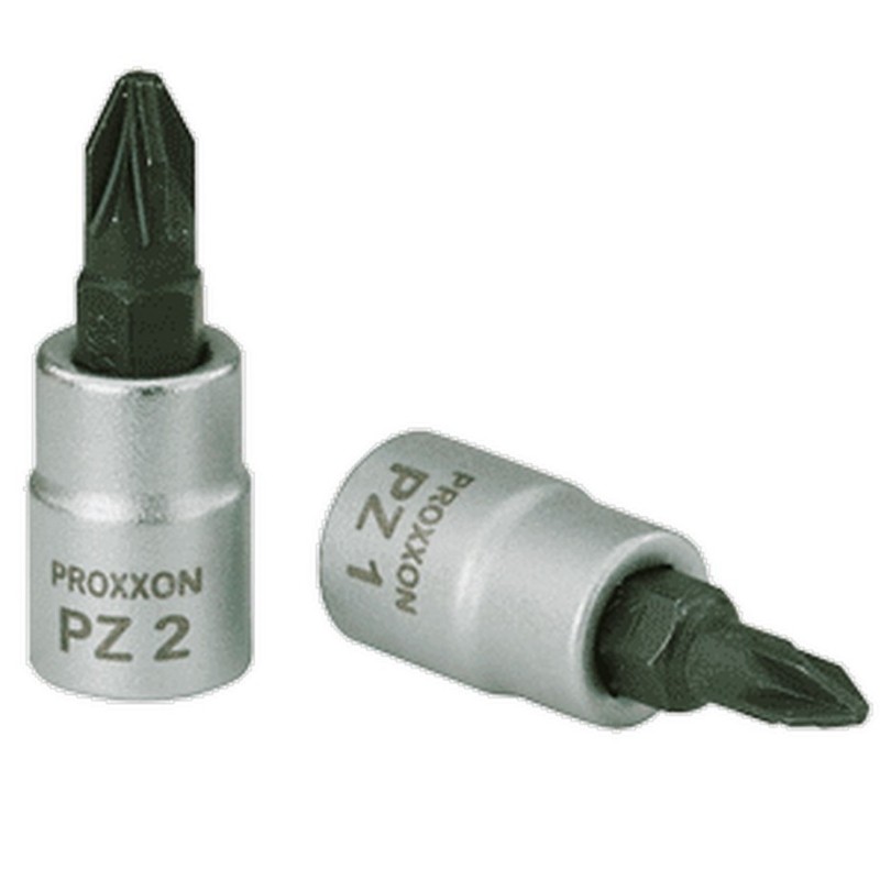 Proxxon Endüstriyel 23733 1/4" Kare Soketli Pozidriv Lokma Bits PZ1