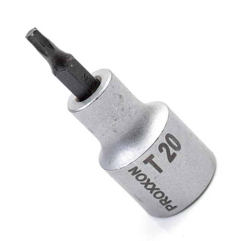 Proxxon Endüstriyel 23488 1/2" Kare Soketli Torx Lokma Bits TX20