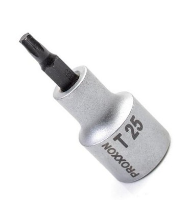 Proxxon Endüstriyel 23489 1/2" Kare Soketli Torx Lokma Bits TX25