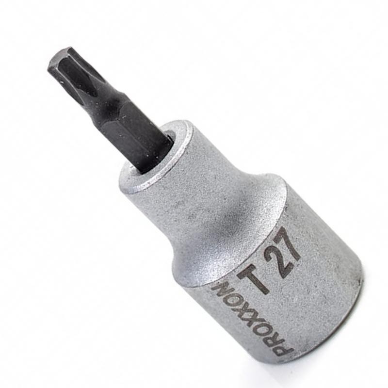 Proxxon Endüstriyel 23490 1/2" Kare Soketli Torx Lokma Bits TX27