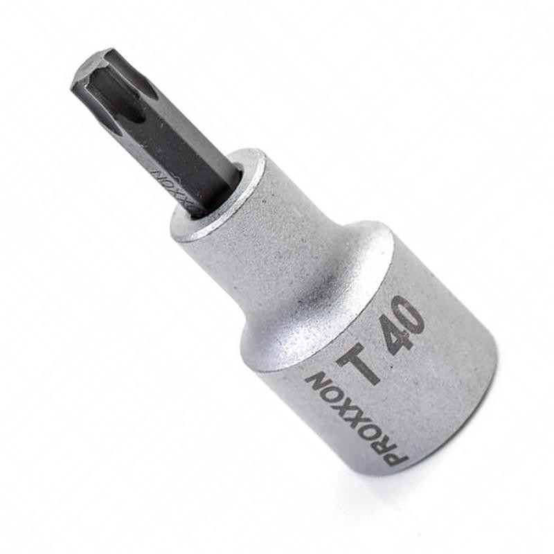 Proxxon Endüstriyel 23492 1/2" Kare Soketli Torx Lokma Bits TX40