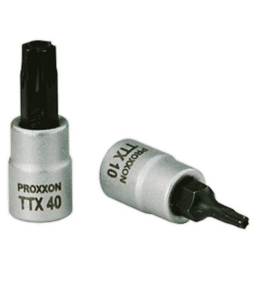 Proxxon Endüstriyel 23758 1/4" Kare Soketli Delikli Torx Lokma Bits TX20