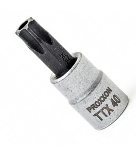 Proxxon Endüstriyel 23764 1/4" Kare Soketli Delikli Torx Lokma Bits TX40
