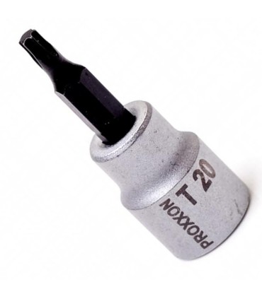 Proxxon Endüstriyel 23584 3/8" Kare Soketli Torx Lokma Bits TX20